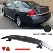 46 Car Rear Trunk Spoiler Lip Wing Carbon Fiber For Chevrolet Impala 2006-2013