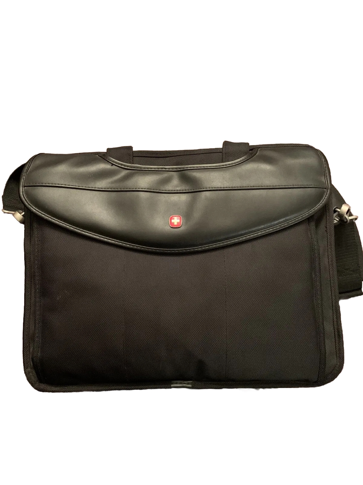 Wenger Swiss Army Laptop Computer Case Shoulder Bag Carry-on Briefcase Black 