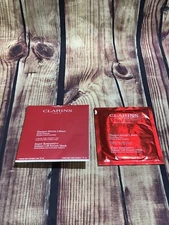 Clarins Super Restorative Instant Lift Serum Face Neck Mask 1 Sheet NIB