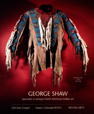 1994 AMERICAN INDIAN SHIRT EXHIBIT PRINT AD, BLACKFOOT,  EXHIBIT PRINT AD