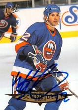 Mathieu Schneider autographed Hockey Card (Islanders) 1995 Fleer Ultra #99