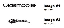 Oldsmobile Script Emblem Vinyl Decal Die Cut Sticker Many Colors Oldsmobile Script Emblem Vinyl Decal Die Cut Sticker Many Colors