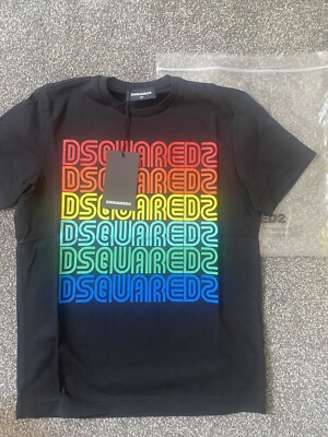 Schwarzes Top von D Squared   10 Jahre (100 % authentisch)