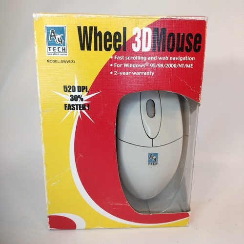 Wheel 3D Mouse New Old Stock - Picture 2 of 7