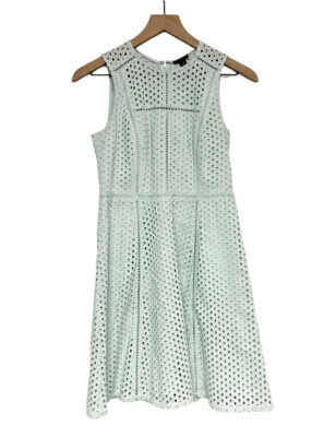 Ann Taylor Eyelet Fit & Flare Dress Mint Green Womens Size 2 Petite Sleeveless | eBay Ann Taylor Eyelet Fit & Flare Dress Mint Green Womens Size 2 Petite Sleeveless | eBay