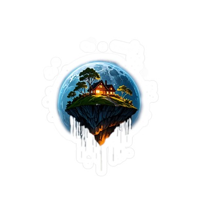 Earth Sticker | Multi-use Sticker | Kiss-Cut Vinyl Decals