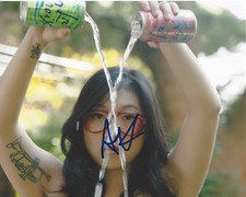 AWKWAFINA HAND SIGNED CRAZY RICH ASIANS 8x10 PHOTO B w/COA PARADISE HILLS MOVIE