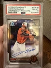 2022 BOWMAN DRAFT JACKSON HOLLIDAY 1ST CHROME AUTO #CDA-JH PSA 10