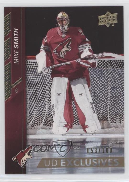 2015-16 Upper Deck UD Exclusives 53/100 Mike Smith #10 1o3