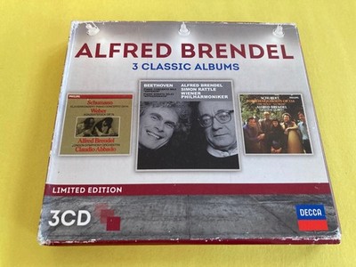 Alfred Brendel: 3 Classic Albums CD 2014 Limited Edition Decca Schubert Schumann