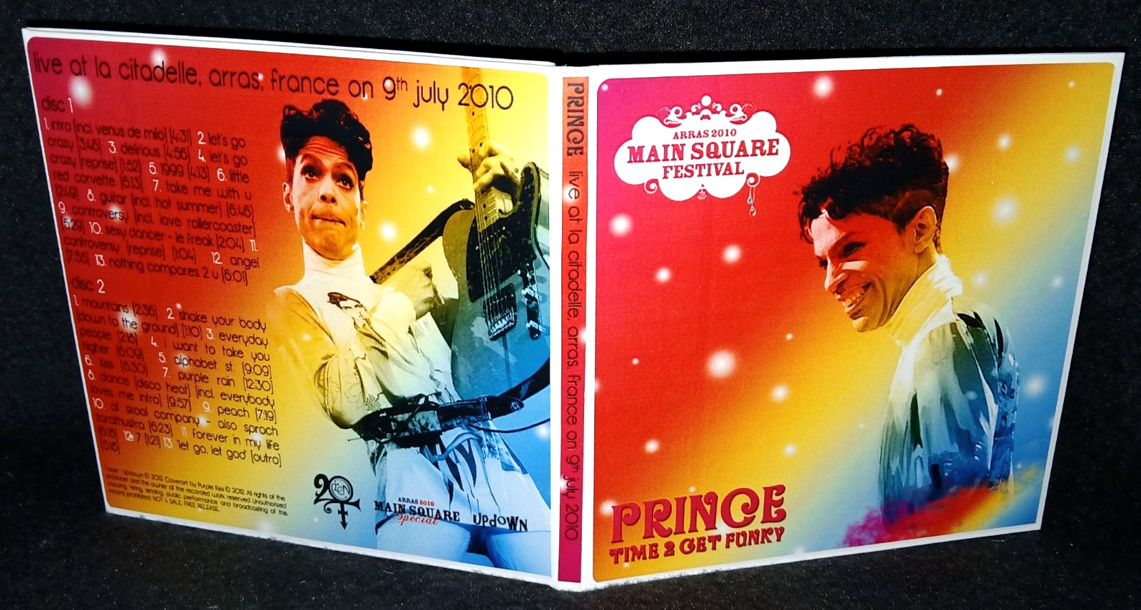 Prince Time 2 Get Funky Paris 2010 Gate Fold 2CD Package NEW