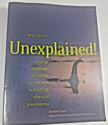 Unexplained Strange Sightings Mystery Lights Crop Circles UFOs Jerome Clark book