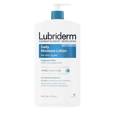 Lubriderm Fragrance Free Daily Moisture Lotion + 24 Fl Oz (Pack of 1) 