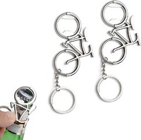 2 StüCk SchlüSselanhäNger Fahrrad,Bottle Opener,BieröFfner,FlaschenöFfner Fahr