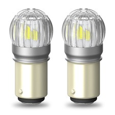 2x AUXITO LED 1157 7507 P21/5W Turn Signal Brake Tail Lamp Light 7225 White EH