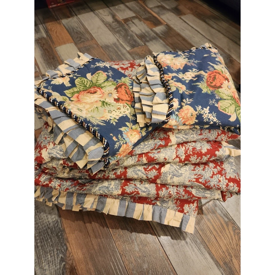 Винтажное розовое одеяло Queen Waverly Sanctuary наволочки коттеджкор французское кантри - Изображение 3 из 4