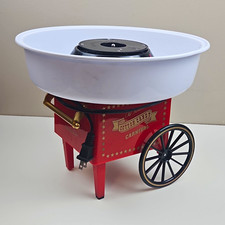Brookstone Cotton Candy Machine SMBKN-71086 500W 120V Backlit Switch Red