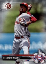 2017 Bowman Draft #BD112 Franklyn Kilome - BB