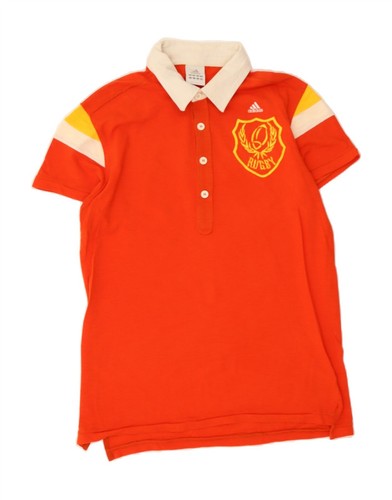 Adidas Herren Graphic Rugby Poloshirt XL Orange Colourblock CX45