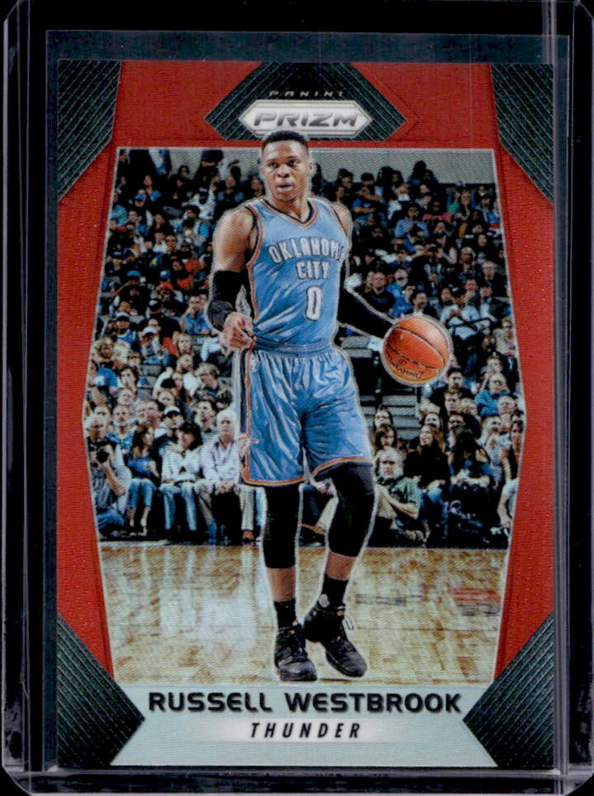 2017-18 Prizm Russell Westbrook Prizm Orange #41/49 Thunder