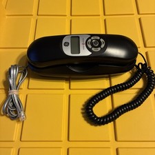 GE Slimline Corded Phone 29267GE2-B Caller ID Call Waiting - Tested Works