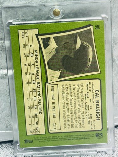 Cal Raleigh RARE ROOKIE RC TRAVELLERS TOPPS INVESTMENT CARD SSP MARINERS MVP ROY - Bild 12 von 12