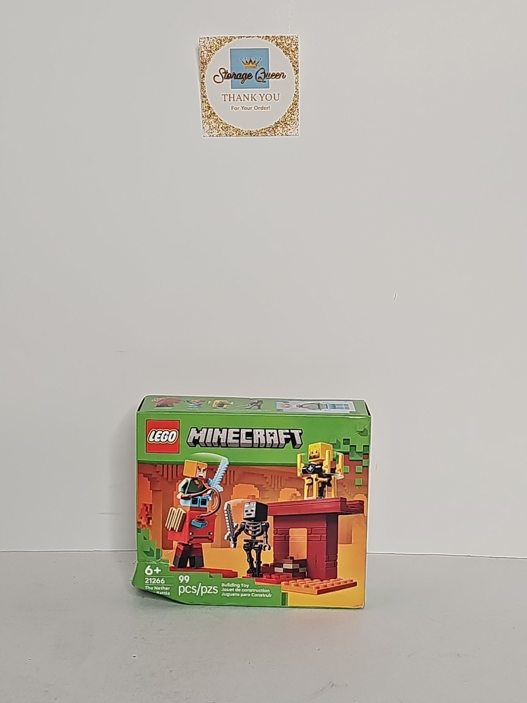 LEGO Minecraft The Nether Lava Battle 21266 Building Set