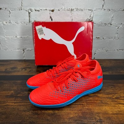 Puma Future 19.4 IT Hallen Fußballschuhe Fiery Coral UK 9 EU 43 Futsalschuhe