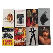 Lot of 8 1990s R&B Pop Hip Hop Cassette Singles Mariah Carey Lionel Richie