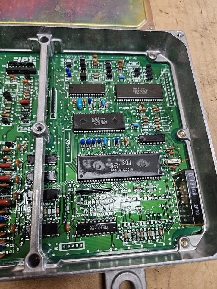 Módulo de computadora motor ECU 92-95 Honda Civic DX LX Del Sol MT 37820-P06-A02 FABRICANTE DE EQUIPOS ORIGINALES Foto 3 de 4