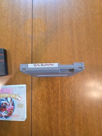 Restaurante Panic Nintendo NES 1992. Cartucho de trabajo y manual