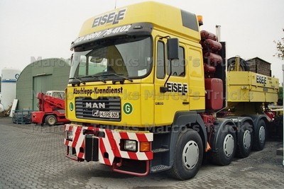 LKW Foto MAN F2000 41.604 Schwerlast Zugmaschine Deutschland gelb EISELE #n3up