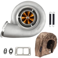 Billet Turbocharger T6 Twin Scroll W Turbo Heat Shield 550-1050hp For 4.0-6.0l