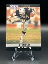 1990 Pro Set 🏉 Bo Jackson 🏉#155 Los Angeles Raiders-RB