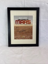 Framed Signed Buzz Aldrin Welcome to Mars Mak...