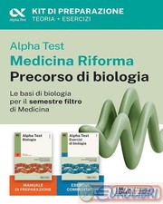 9788848329231 A.A.V.V. Alpha Test Medicina Riforma Precorso di Biologia. Edizion