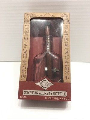 Egyptian Alchemy Bottle Puzzle Brain Teaser Level 5 by True Genius **New in Box*