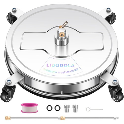 #ad #ad 20 INCH SILVER Pressure Washer Surface Cleaner Stainless Steel PWS LidoDola $179.99