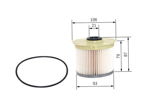 Kraftstofffilter BOSCH F 026 402 861 für ISUZU D-MAX I (TFR, TFS) 3 2007-2012 - 第 12/12 張圖片