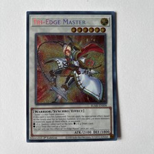 Dreischneidiger Meister - BLMR-DE008 - Secret Rare - 1. Auflage - YuGiOh