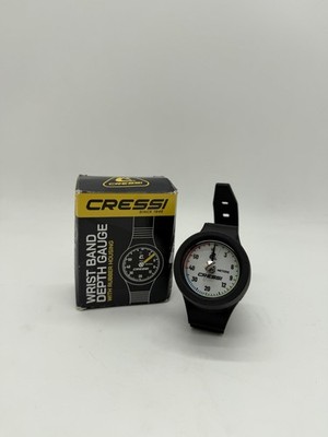 CRESSI Wristband Depht Gauge Analoger Handgelenk Tiefenmesser Einheitsgröße