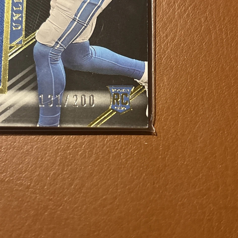 2023 Panini Limited - Jahmyr Gibbs #LP-JG /200 (MEM, RC) Poor Condition  - Image 2 of 4