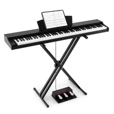 88-Key Keyboard Piano Set w/Adjustable Stand 2 Keyboard Mode 2 Speakers