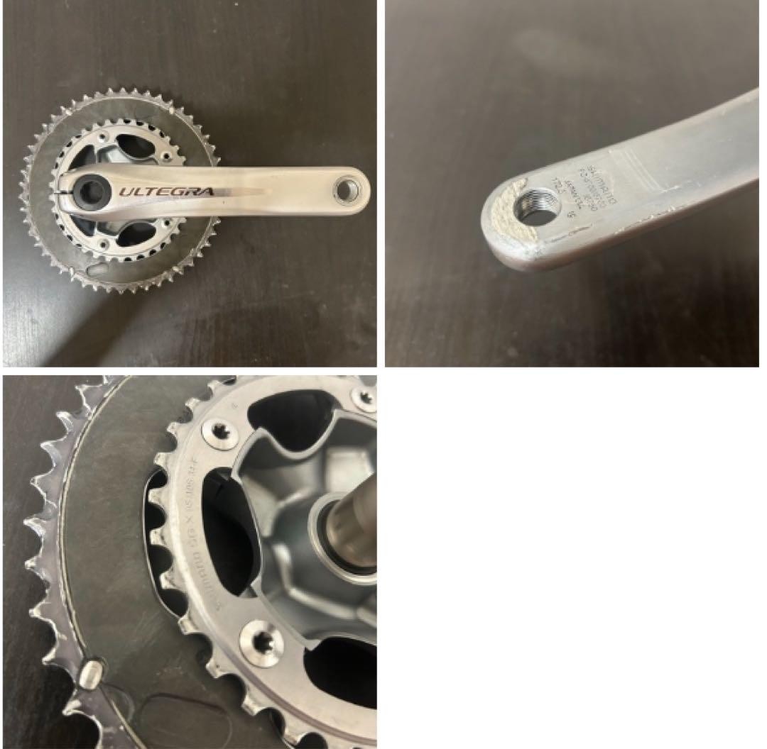 Shimano Ultegra 6700グループセット USED Shimano Ultegra 6700 Road Groupset 2x10 speed 170mm 50