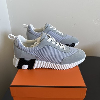 Hermes Bouncing Sneakers 39.5 Gris Nuage | eBay