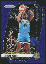 2024 Panini Prizm WNBA #107 Lindsay Allen Blue Velocity Prizms