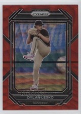 2023 Panini Prizm Ruby Wave Prizm Dylan Lesko #167 2qw