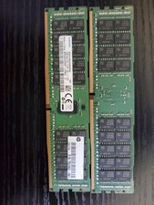 SAMSUNG 16GB 2Rx4 PC4-2133P-RA1-11-DC0 RDIMM SERVER MEMORY  LOT OF 2 16GB 32GB