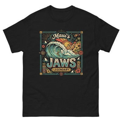 Mauis Jaws Legendary | Hawaii T-Shirt | Big Wave Surfing Peahi Maui Aloha Tee