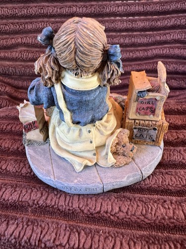 Antique 1998 Boyds Dollstone Figurine, JAMIE AND THOMASINA – THE LAST ONE - Picture 3 of 5